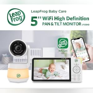 🔥🔥 NWT - LeapFrog - 5" 720p HD display, LF925HD 1080p WiFi  Baby Monitor.